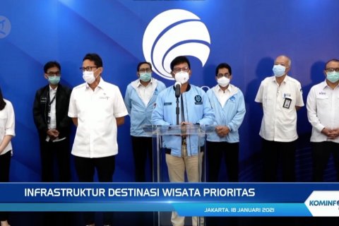 Johnny Plate & Sandi Uno jamin jaringan 4G di destinasi superprioritas