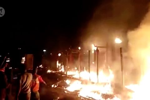 Kebakaran besar kembali landa kamp pengungsi Rohingya