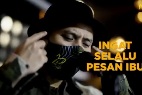 Slogan "ingat pesan ibu" sebagai pengingat pentingnya keselamatan keluarga