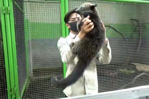 Wisata Umbul Madiun galang dana untuk makan satwa