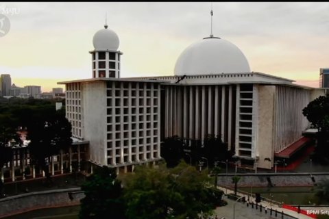 Presiden Jokowi resmikan renovasi Masjid Istiqlal