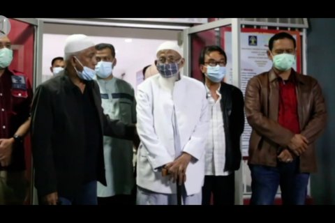 Abu Bakar Ba'Asyir bebas dari Lapas Gunung Sindur