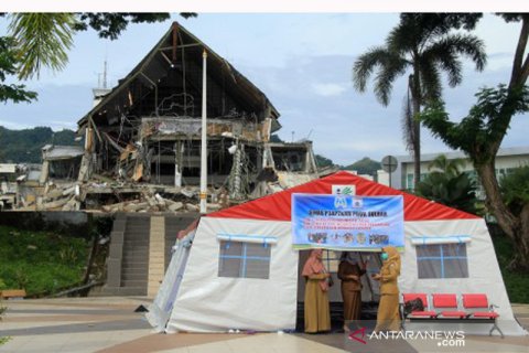 ASN mulai berkantor pascagempa bumi Sulbar