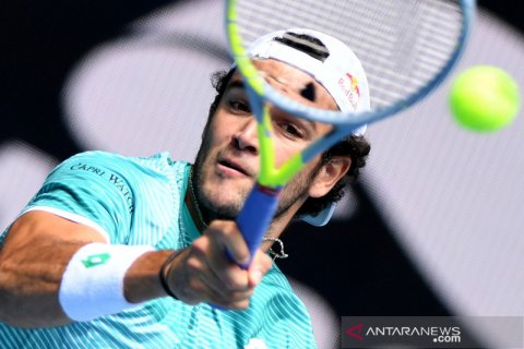 Aksi petenis dunia di ajang ATP Cup Australia