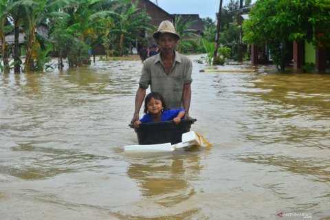 Banjir akibat meluapnya Sungai Wulan di Kudus meluas