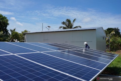 Uji coba PLTS Papua Terang