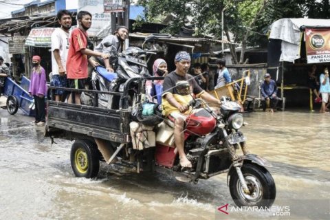 Banjir Di Cibitung Kabupaten Bekasi