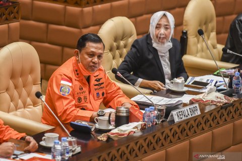 Basarnas dan BMKG ikuti rapat dengar pendapat di DPR