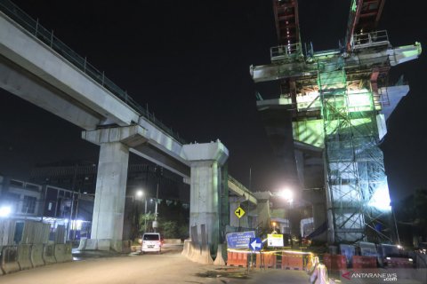 Progres pembangunan enam ruas tol dalam kota Jakarta