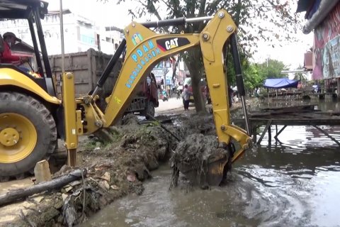 Banjarmasin mulai normalisasi drainase & sungai