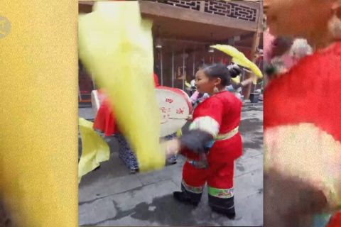 Menikmati pertunjukan spektakuler tari genderang Miao di Hunan