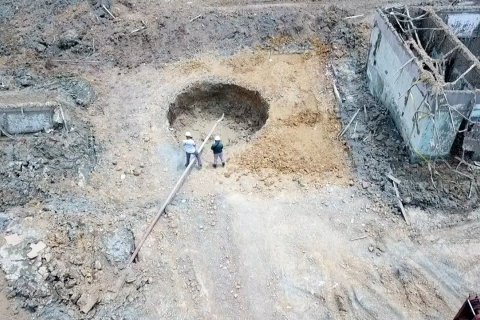Semburan gas yang hancurkan ponpes di Pekanbaru sudah terhenti