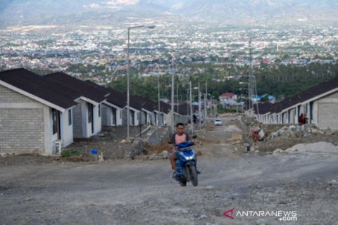 Huntap yang dibangun kementerian  PUPR  siap huni di Palu