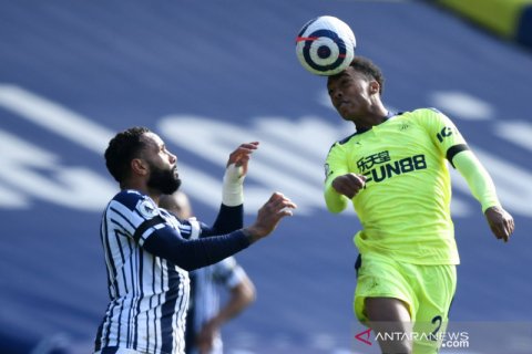 Liga Inggris: Babak pertama WBA vs Newcastle tanpa gol
