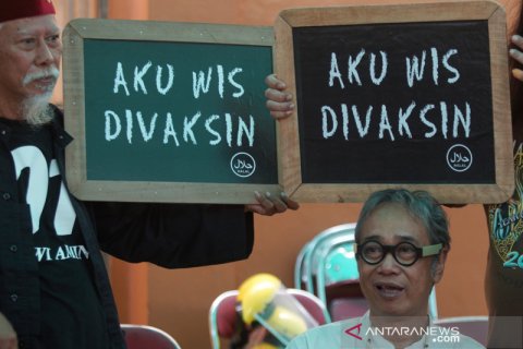 Vaksinasi COVID-19 bagi seniman di Yogyakarta