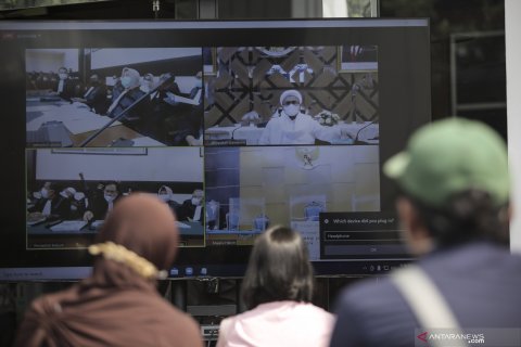 Sidang perdana Rizieq Shihab di PN Jakarta Timur