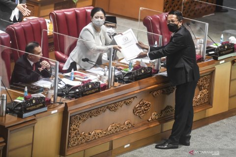 Laporan penetapan Prolegnas RUU prioritas tahun 2021