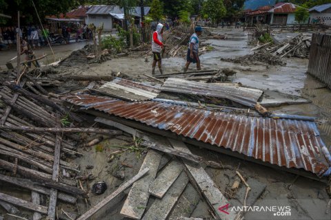 Banjir lumpur di Kabupaten Sigi