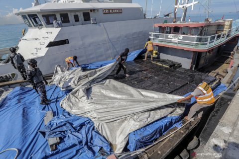 TNI AL menggagalkan upaya penyelundupan rokok ilegal ke Indonesia