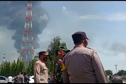 Kapolda Jabar sampaikan situasi terkini dari Balongan