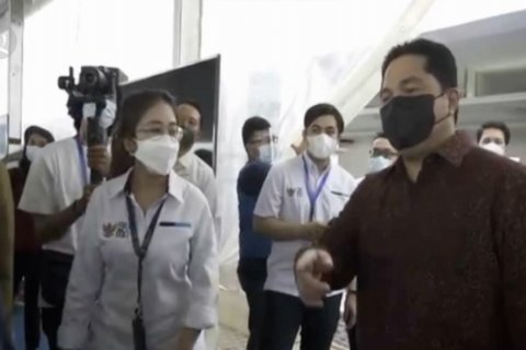 Menteri Erick dorong percepatan vaksinasi Covid-19