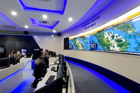 Dashboard Lancang Kuning bantu pemadaman titik api di Riau