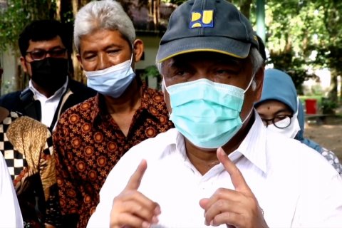 Ke Solo, Menteri PUPR minta percepat proyek Pasar Legi