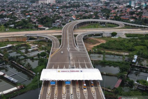 Pengoperasian jalan tol Serpong-Pamulang dan Cengkareng-Batuceper-Kunciran