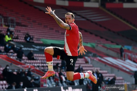 Liga Inggris: babak pertama Southampton vs Burnley  imbang 2-2