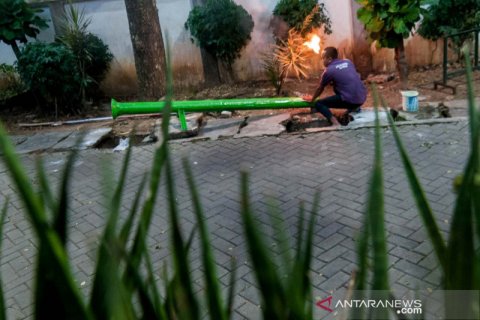 Dentum meriam jadi penanda waktu buka puasa di Lebak