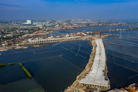 Proyek pembangunan Jalan Tol Semarang - Demak