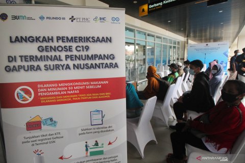 Tes GeNose C19 bagi penumpang kapal laut