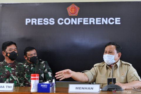 Konferensi pers terkait KRI Nanggala 402