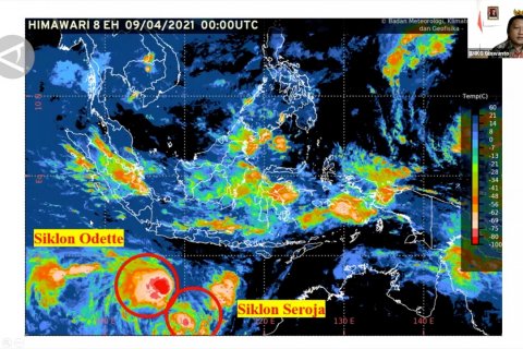 Waspada gelombang tinggi, hujan petir akibat siklon Odette