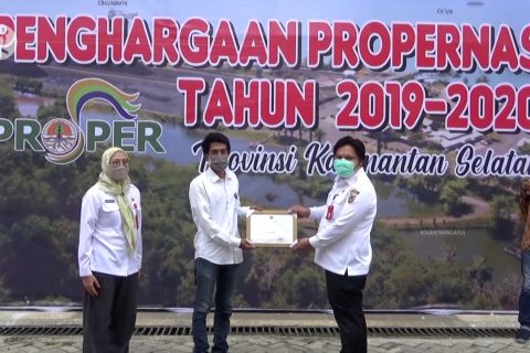 59 Perusahaan di Kalsel mendapatkan penghargaan Propernas