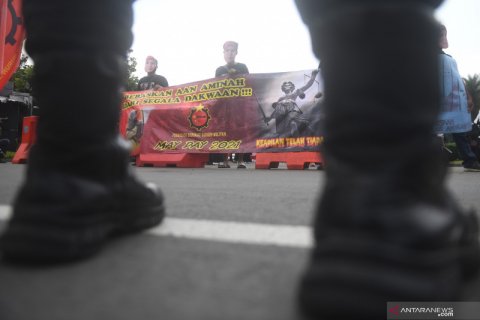 Aksi May Day di Jakarta