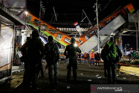 Kecelakaan kereta di Meksiko