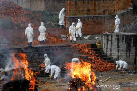 Nepal kewalahan dengan meningkatnya kasus positif COVID-19