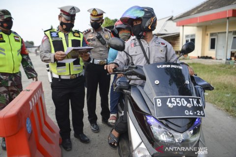 Penyekatan pemudik di jalur pantura