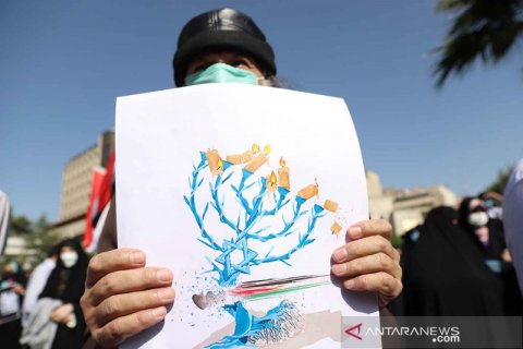 Solidaritas warga Iran untuk Palestina