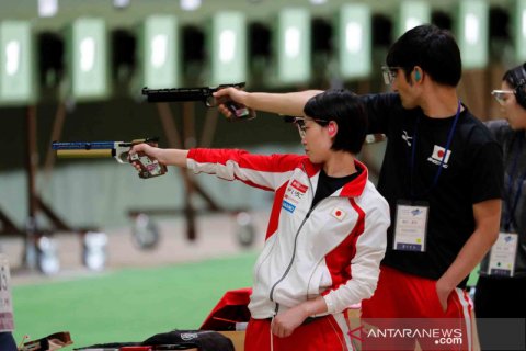 Uji coba pertandingan menembak Olimpiade Tokyo 2020
