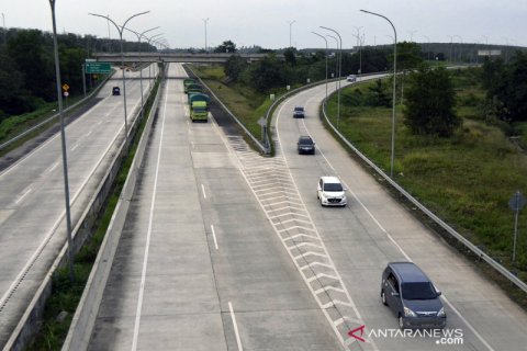 Tol Trans Sumatera Bakauheni-Terbanggi Besar lengang