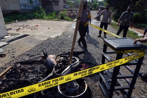 Pembakaran Markas Polsek Candipuro, Lampung