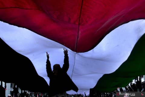 Aksi dukung Palestina di Bandung