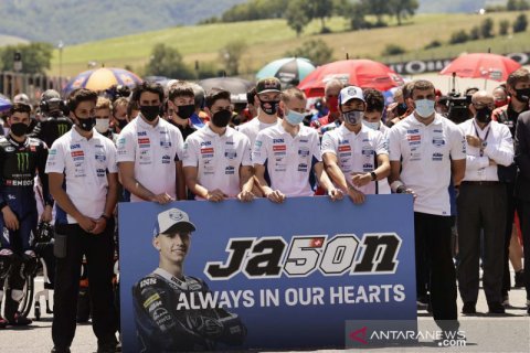 Pembalap Moto3 Jason Dupasquier meninggal karena kecelakaan di Sirkuit Mugello