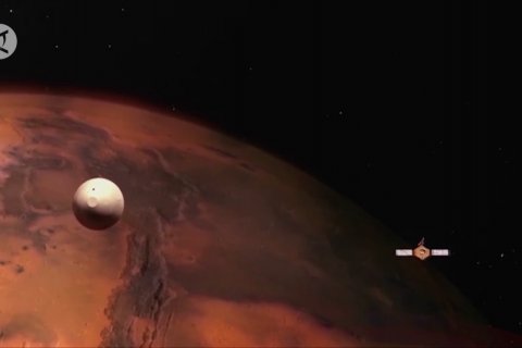 Wahana antariksa Tianwen-1 kirim foto dan video pertama dari Mars