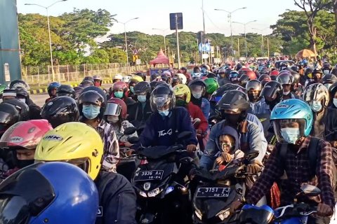 Mobilitas pemudik ke Madura meningkat