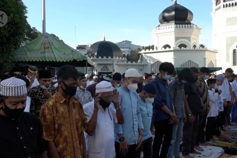 Tertib dan khidmat, pelaksanaan Shalat Id di sejumlah daerah