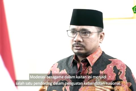 Menag: Moderasi beragama jadi pendorong negara maju dan bangkit