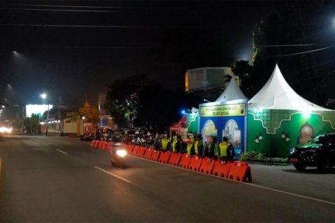 Takbir keliling ditiadakan, Pemkab Batang lakukan patroli